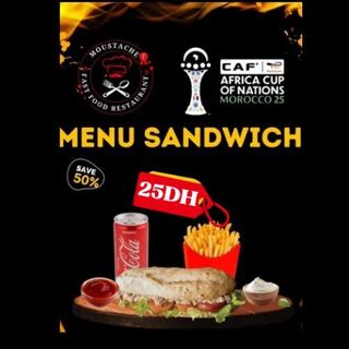 1 Sandwich Tuna + 1 Frites + 1 Coca + Sauces