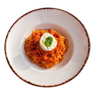 Spaghetti di pasta fresca trafilati al bronzo