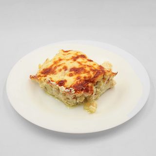 Картофена запеканка с три вида сирена