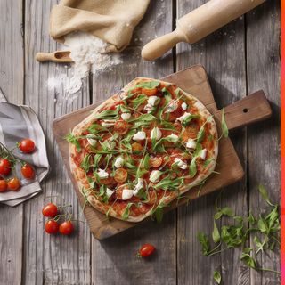 Pizza de Rúcula & Tomate Cherry