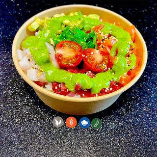 39 POKE MIXTO三色鱼盖饭