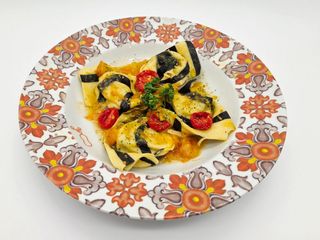 Ravioli, spigola, patate e limone