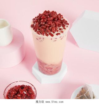 Bubble tea al fagiolo rosso