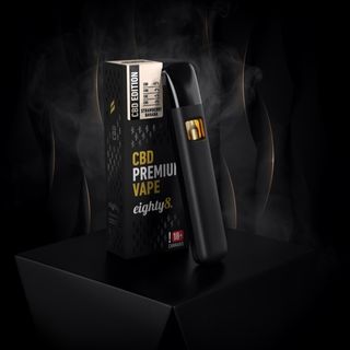 Vaporizador CBD 45% Eighty8 Morango e Banana – Terpenos Naturais 1ml