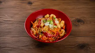 Wok kozice