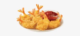 Golden Fried Prawns