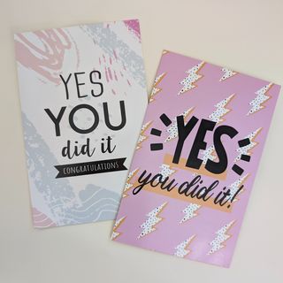 Kartka "Yes you did it!"