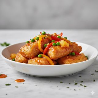 69-Pesce fritto in salsa agrodolce