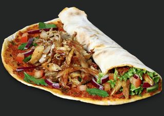 Lahmacun Básico Con Pollo