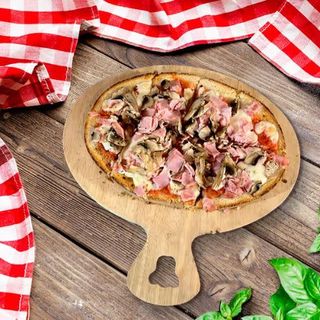 Bruschetta Tomate, Mozzarella, Jamón y Champiñón