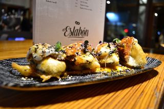 Morcilla De Arroz En Tempura 