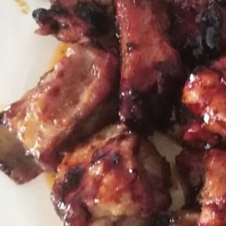 Costillas Con Salsa Barbacoa