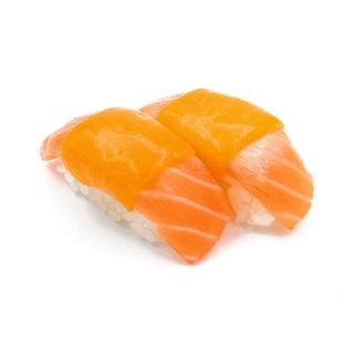 Nigiri Salmón Cheddar Flameado