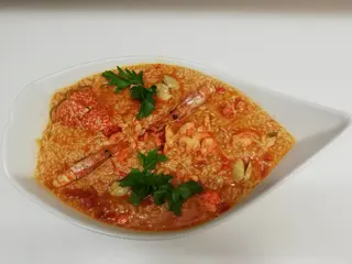 Arroz de Tamboril com Gambas 2 pessoas 
