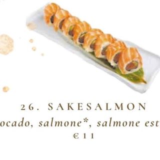 26. Sake salmon 8 pz