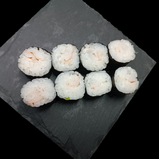 Hosomaki de langostino queso