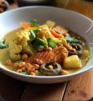 Plato De Verduras Mixta Korma