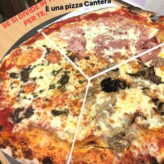 Pizza cantèra maxi in teglia