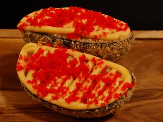 SUSHIBURGER ŁOSOŚ-KREWETKA (370g)