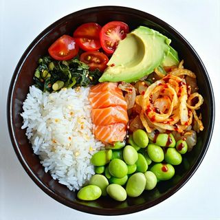 Spicy salmon pokè