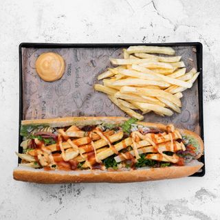 Bocadillo Chamali avec Frites
