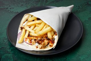 Giros + palačinka sa eurokremom