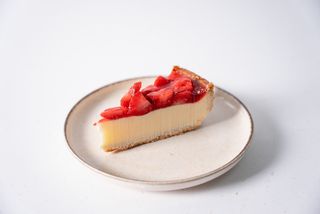 Porción Cheesecake con fresas