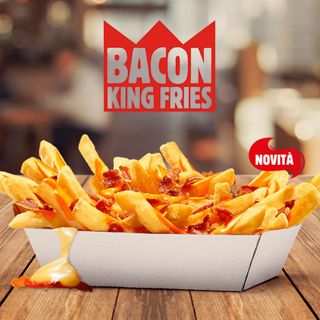 Patatine Cheddar e Becon