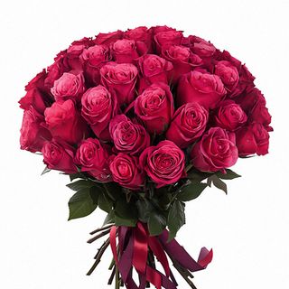 Bukiet 9 różowych róż