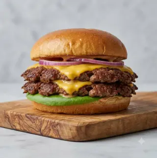 Smash burger double
