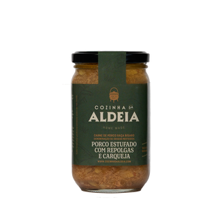 Porco Estufado com Repolgas e Carqueja