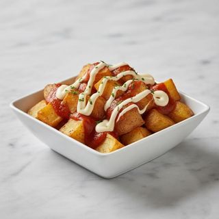 Papas Bravas Con Alioli (Ración)