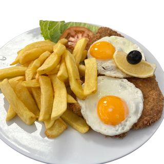 Milanesa A Caballo De Ternera