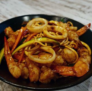 Yakisoba De Langostinos