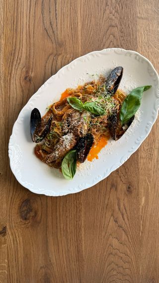 Паста з морепродуктами (450г)