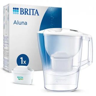Jarra Brita Filtrante Aluna Blanca 2,4L 1 Filtro Maxtra Pro-1 Mes