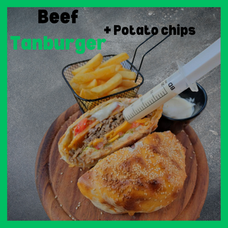 Biftek TANBURGER  + Pomfrit + Coca Cola COMBO