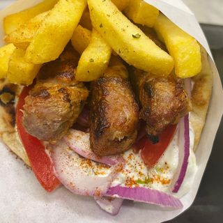 Pita souvlaki