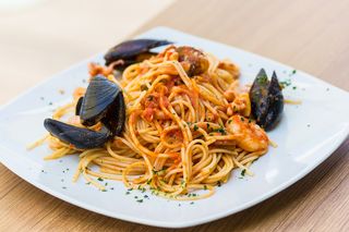Spaghetti allo scoglio senza glutine