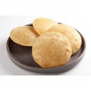 Poori (4) + Vegetable Kuruma