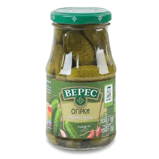 Огірки «Верес» мариновані (300г)