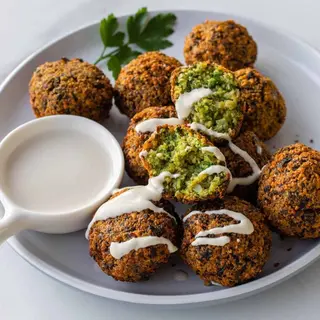 Falafel + salsa tahini ( 5 Uds. )