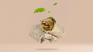 Wrap wegański z qurczakiem