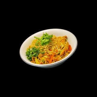 Eggs noodles with Chicken