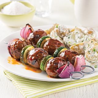 brochettes viande hachée