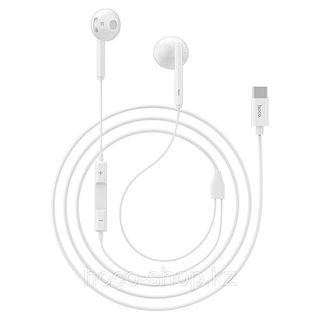 Наушники проводные Hoco M65 с разъемом Type-C, белые