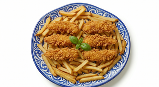 Bandidos De Pollo (6 Uds.) Con Patatas Fritas