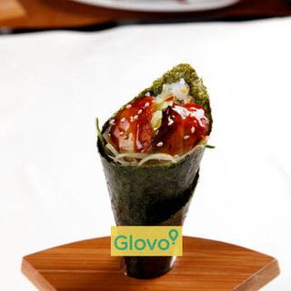 Temaki De Anguila Y Aguacate ( 1 Pza.)