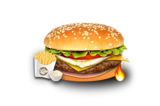 Texan Burger + Frites