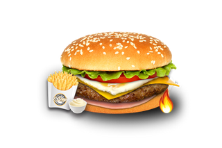 Texan Burger + Frites